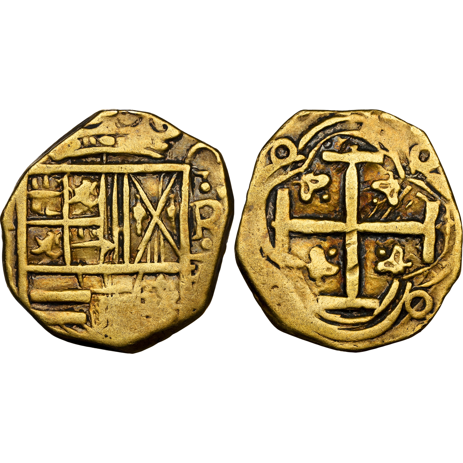 Lote 114 - Macuquina de 2 Escudos. 1672
