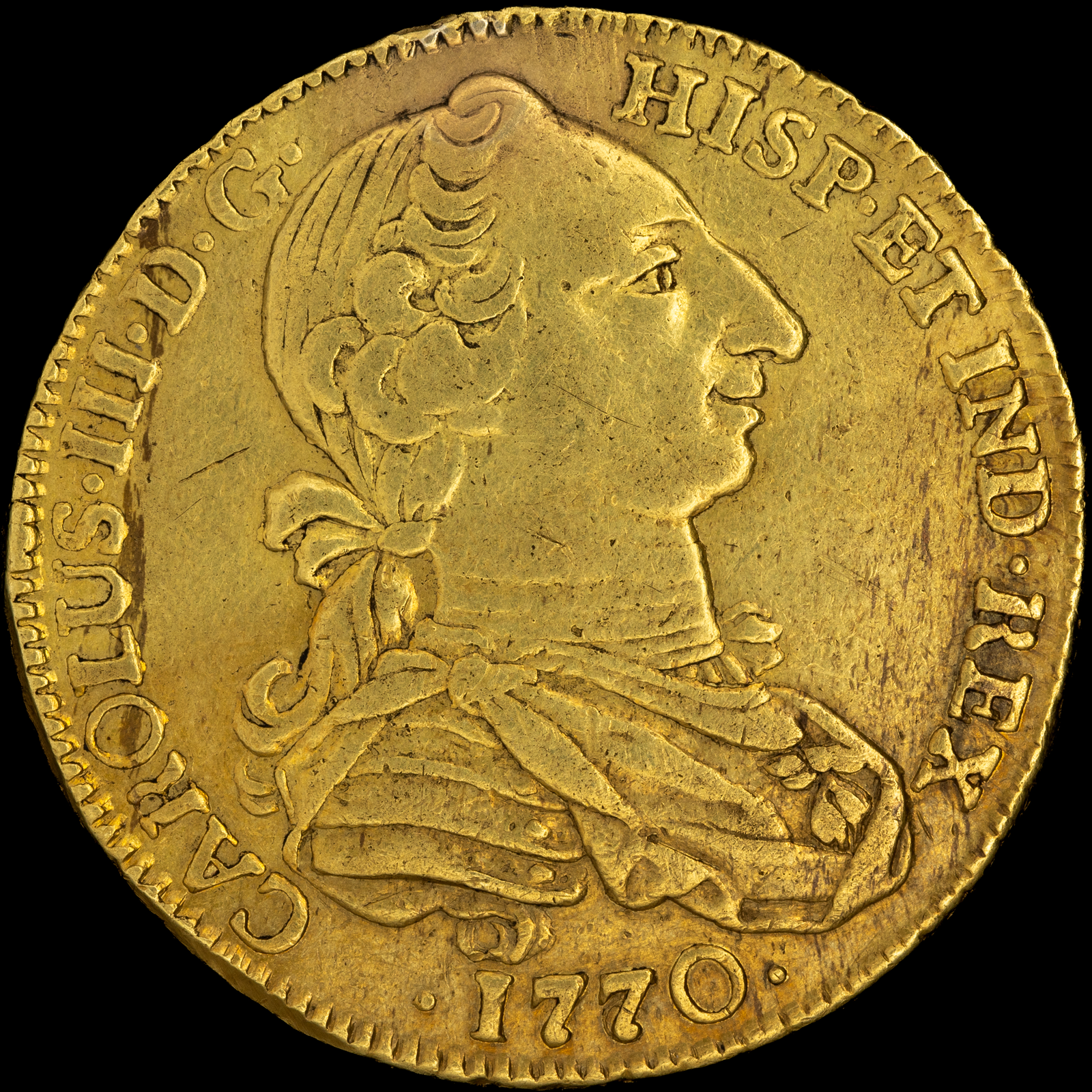 Lote 128 - 4 Escudos. 1770 7/6