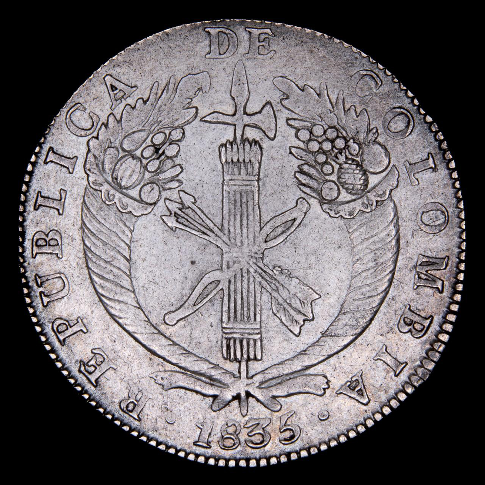 Lote 147 - Colombia. 8 Reales 1835