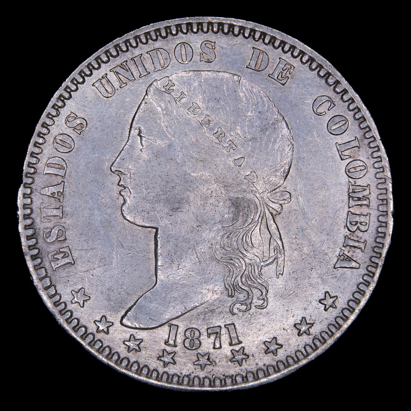 Lote 152 - 1 Peso. 1871