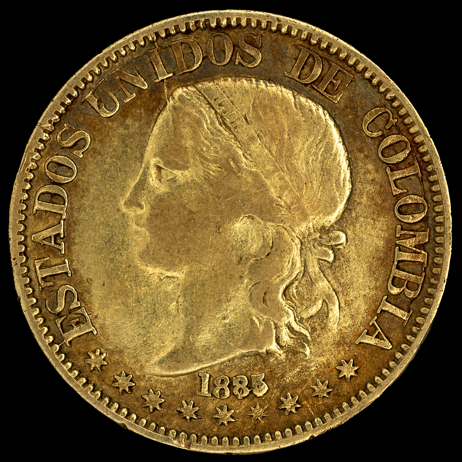 Lote 155 - 5 Pesos. 1885/74