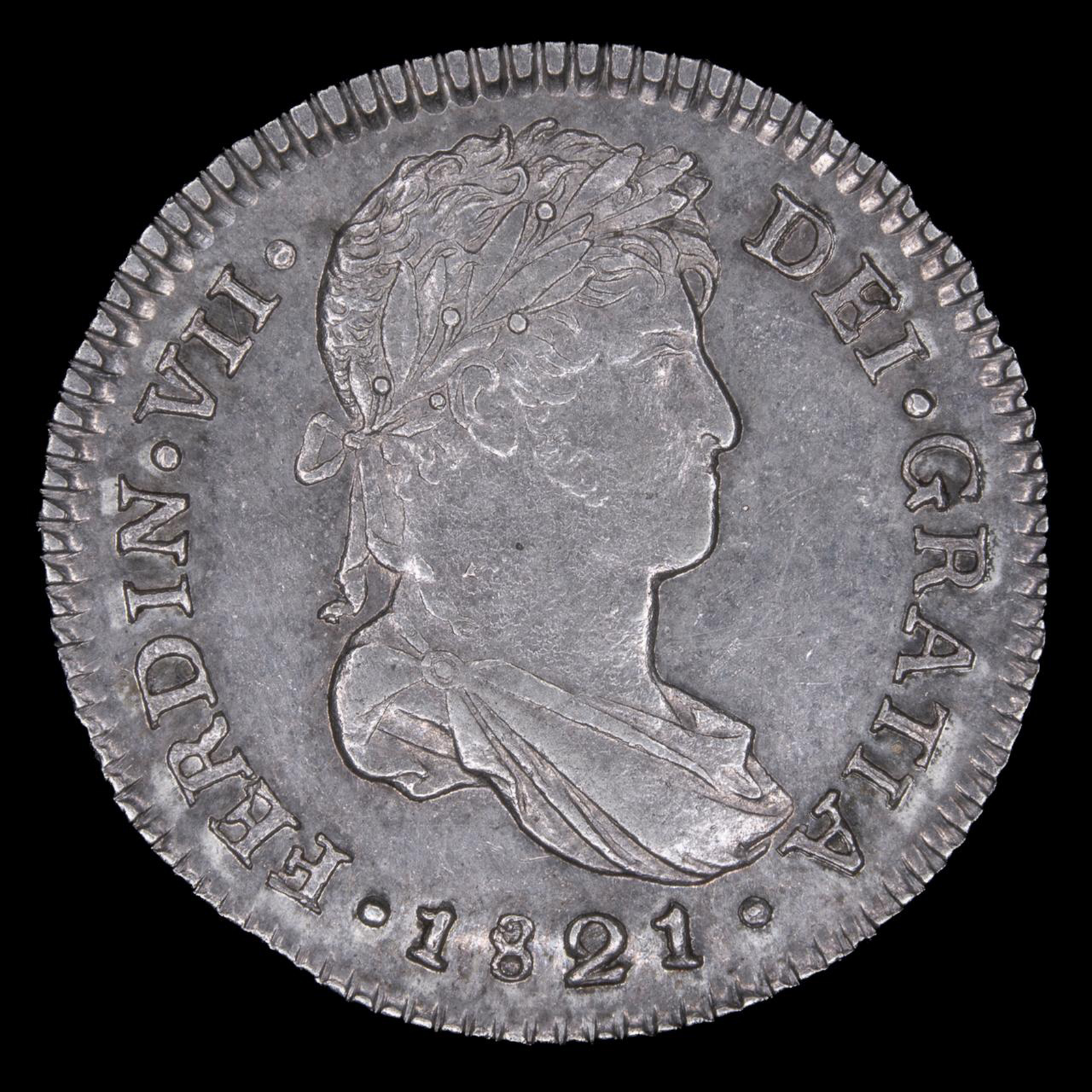 Lote 156 - 1 Real 1821 MFernando VII (1808-1833)