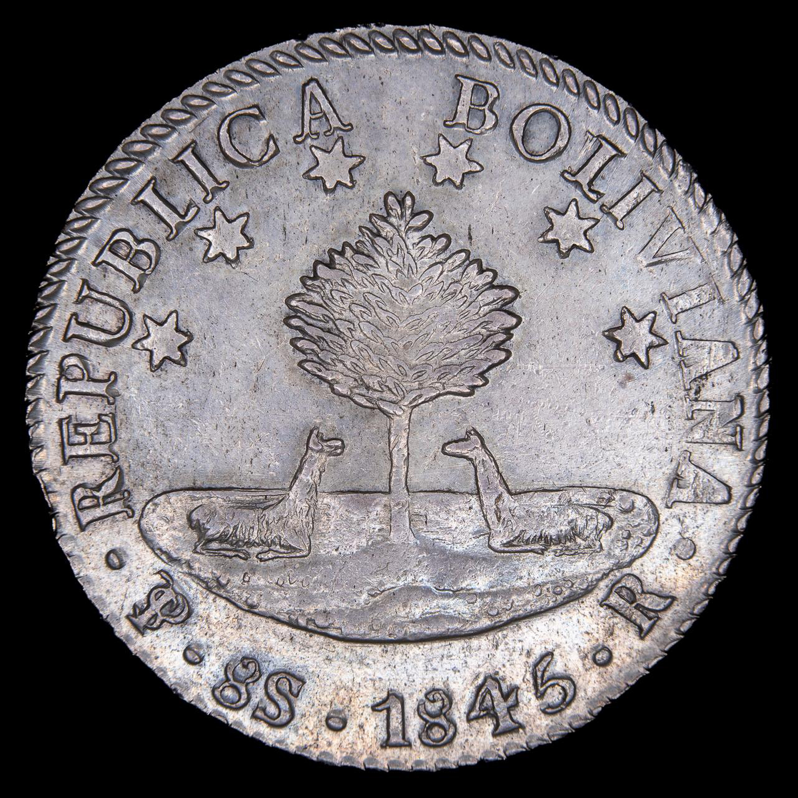 Lote 158 - 8 Soles 1845