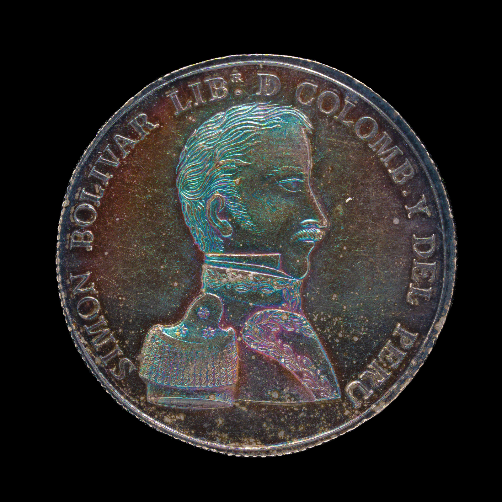 Lote 169 - Medalla de Proclamación de Simón Bolívar. 1825