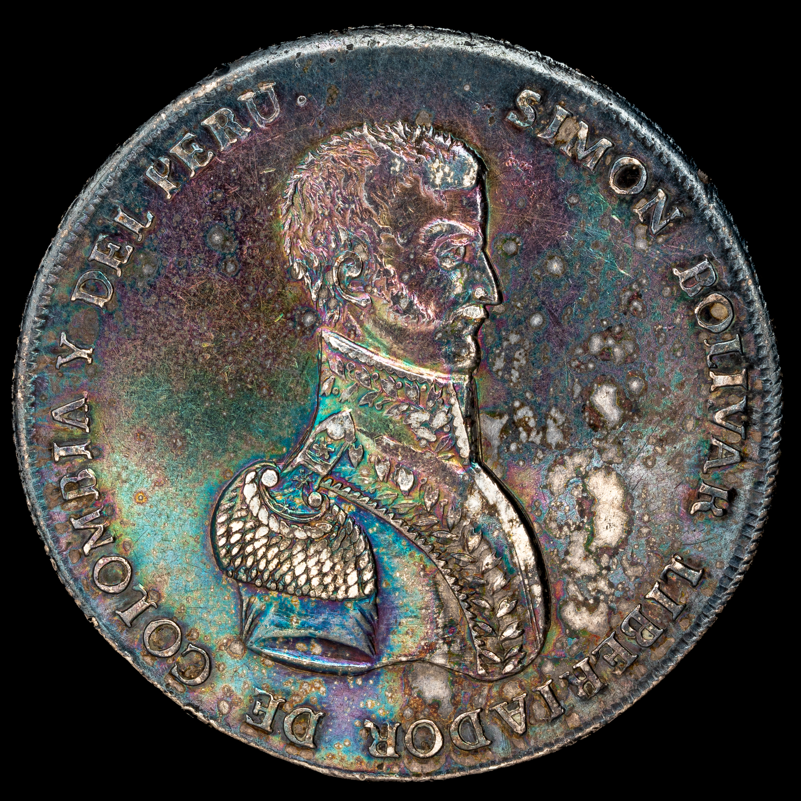 Lote 170 - Medalla de Proclamación de Simón Bolívar. 1825